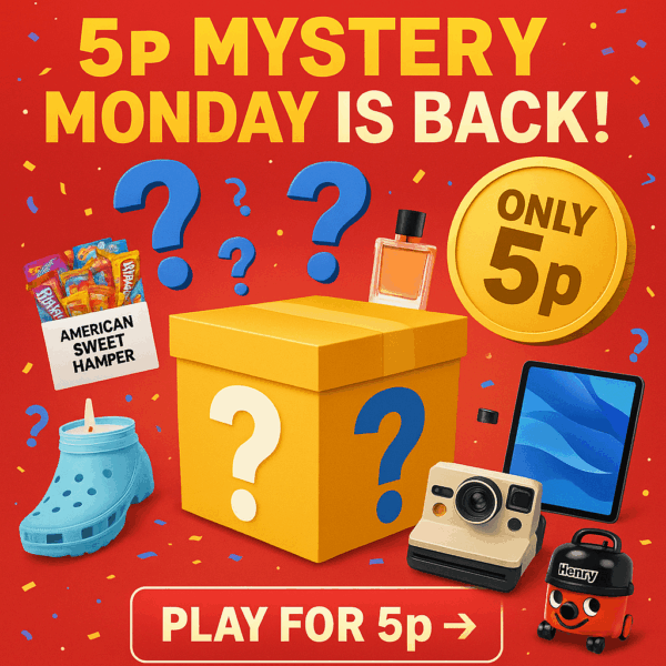 💥 5p Mystery Monday – Win Cash, Prizes & Surprises! 💥