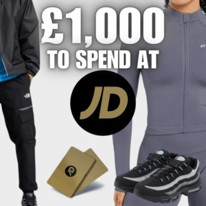 WIN A £1,000 JD SPORTS SHOPPING SPREE!