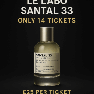 WIN Le Labo Santal 33 – Only 14 Tickets