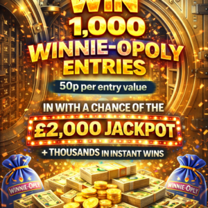 ⚡ FLASH RAFFLE – THE 1000 BANKROLL Win 1,000 Winnie-Opoly Entries